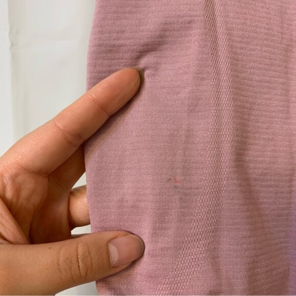 Lululemon Purple Pink Swiftly Tank Cinched Ruched Sides Size 2 - Picture 7 of 8